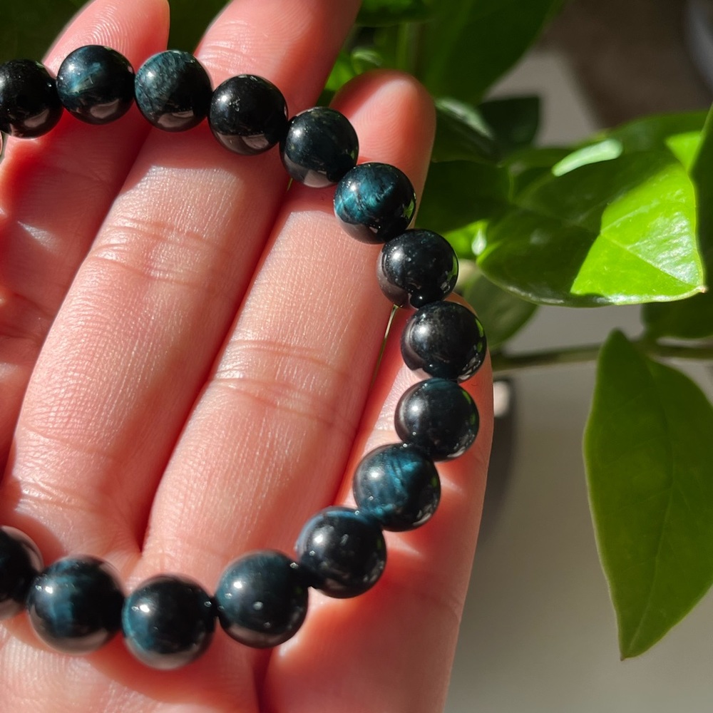 8mm‎ blue tiger eye bracelet
